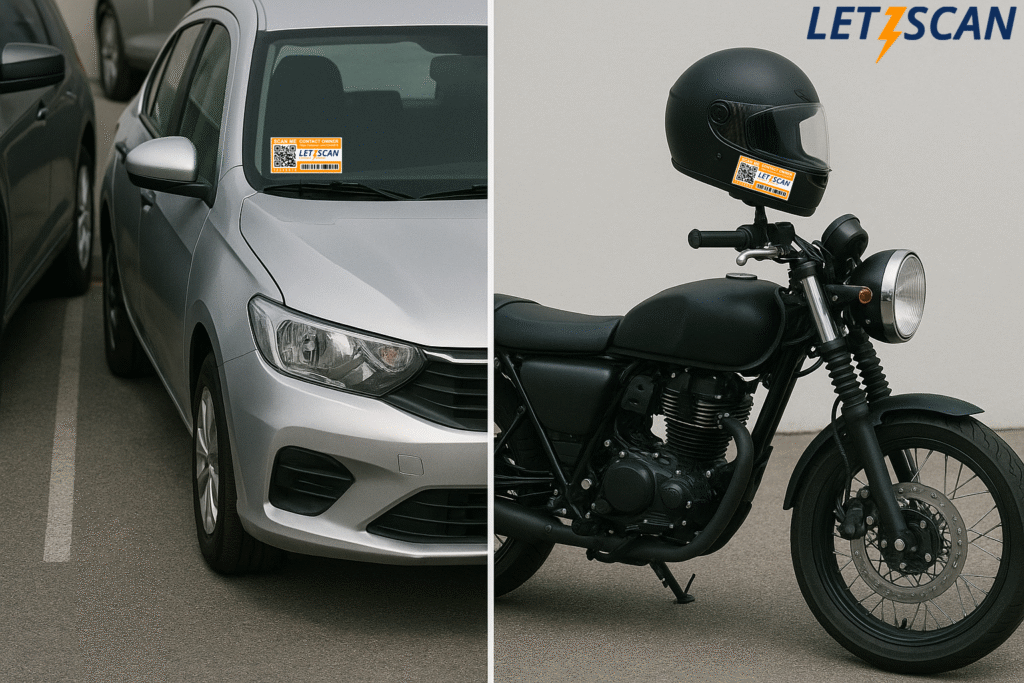 LetzScan Vehicle Parking Tag - Smart Parking Solution